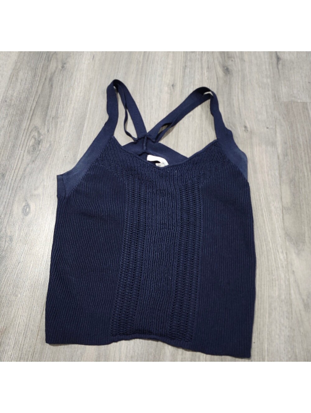 Rachel Rachel Roy Navy Blue Knit Tank Top XL